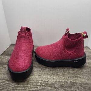 Oofos Omega Londoner Rosebud Women’s Size 5 Slip-On Shoes New